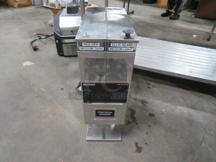 One Bunn Precision Grinder. Model# G92HO. 120 Volt. 8X18X24