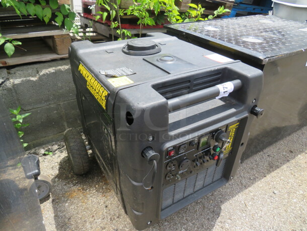One Powerhouse Generator With Key. #DH4000R. - Image 2 of 4