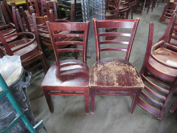 Wooden Ladderback Chair. 2XBID - Image 1 of 1
