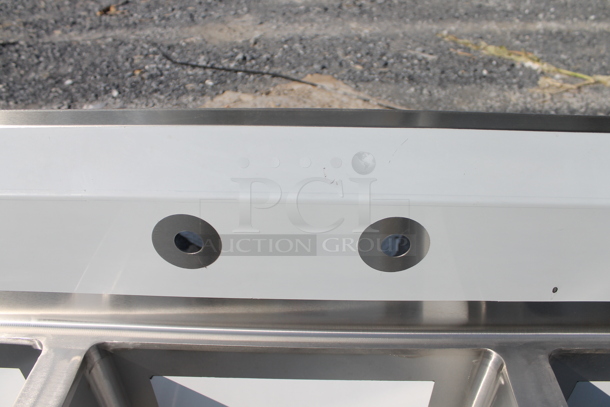 BRAND NEW SCRATCH AND DENT! Regency 600S31824218 Stainless Steel Commercial 3 Bay Sink w/ Dual Drain Boards. Bays 18x24. Drain Boards 16.5x25.5 - Image 6 of 8
