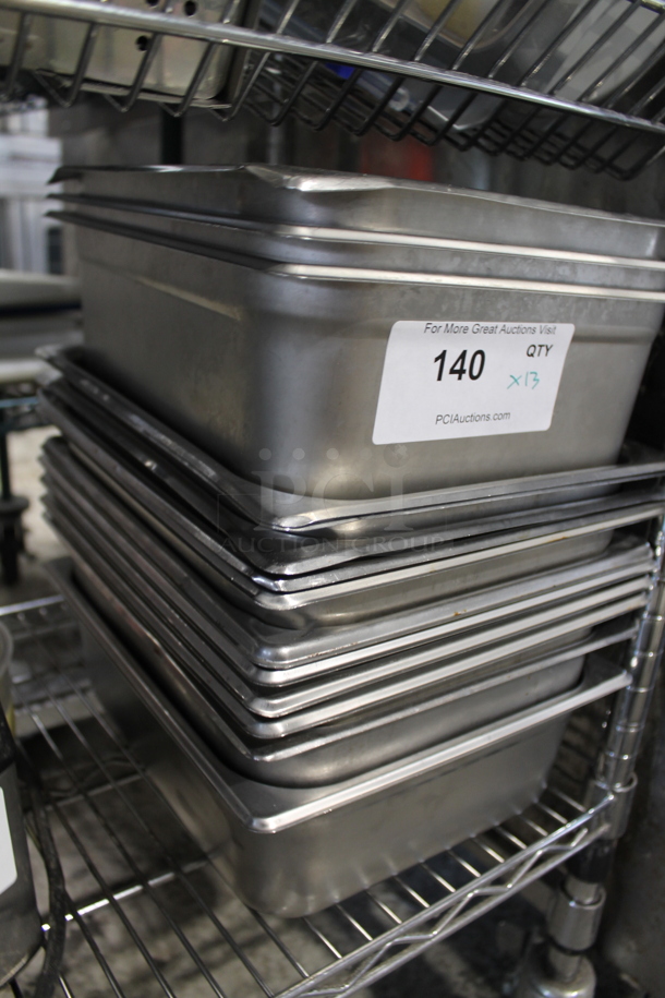 13 Stainless Steel Half Size Drop In Bins. 13 Times Your Bid. - Image 4 of 4