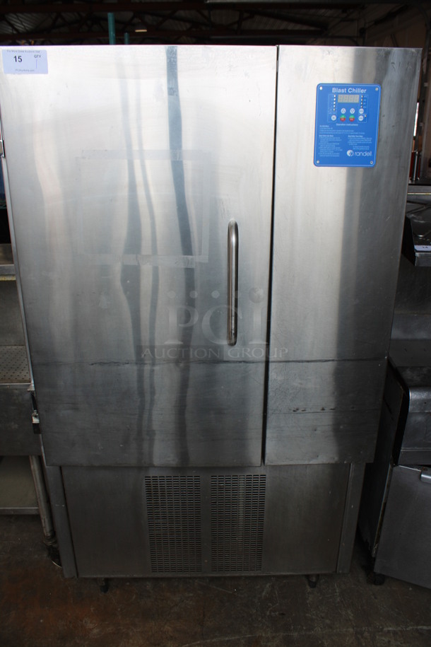 2014 Randell Model BC-18 Stainless Steel Commercial Blast Chiller w/ 3 Probes. 115/230 Volts, 1 Phase. 40x37x72
