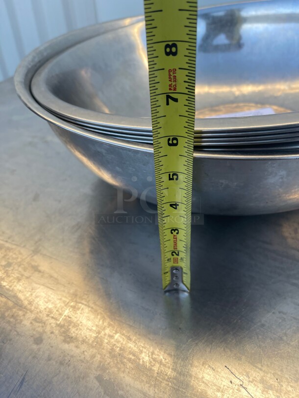 Clean! Choice 5 Qt. Standard Stainless Steel Mixing Bowl NSF - Image 5 of 5