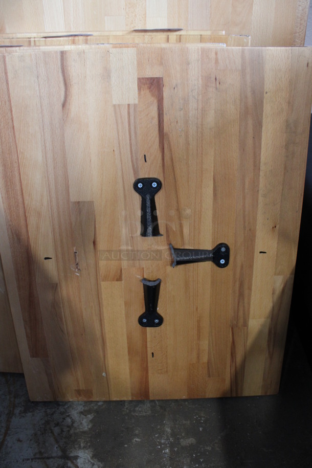 Wooden Butcher Block Tabletop 30x24x2 - Image 2 of 3