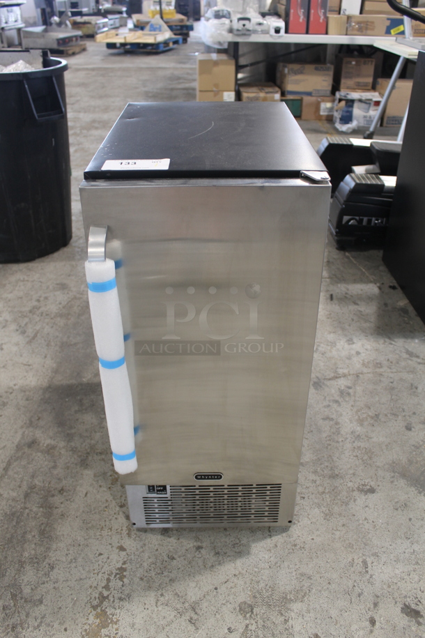 BRAND NEW SCRATCH AND DENT! Whynter UIM-502SS Commercial Built-In Ice Maker With Stainless Steel Door, Black. 115V. Tested and Working!  - Image 1 of 5
