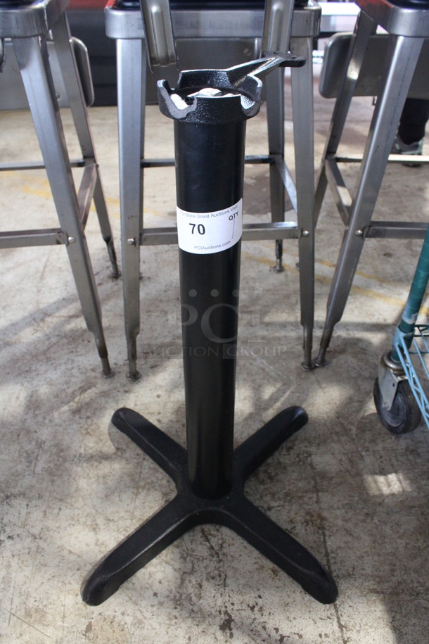 Black Metal Table Base. 22x22x26 - Image 1 of 4