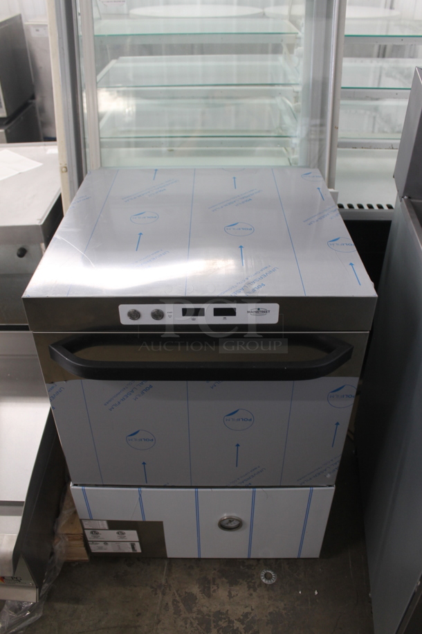 BRAND NEW SCRATCH AND DENT! Main Street Equipment HTUC High-Temperature Undercounter Dishwasher - 208V/240V, 1 Phase