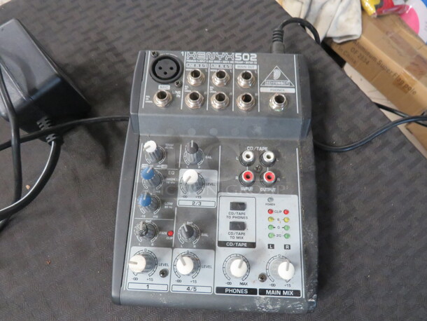One Xenyx 502 Premium 5 Input 2 Bus Mixer. - Image 2 of 2