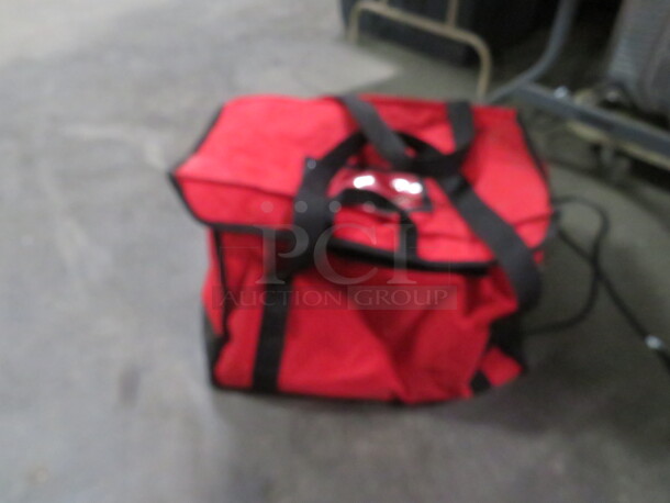 One Redi Heat Insulated Pizza Delivery Warming Bag. 120 Volt.  - Image 1 of 2