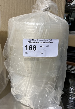 Clear Take Out Lids, 7.5", 100 Count