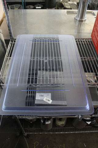 BRAND NEW IN BOX! 6 Carlisle Clear Poly Lid. 18x26