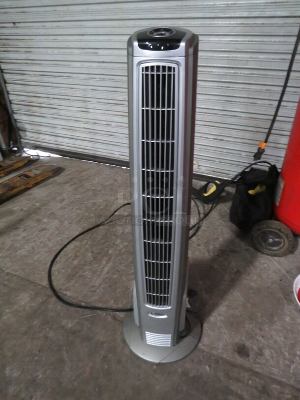 One Lasko Tower Fan. Model# 4443. 120 Volt.  - Image 1 of 2