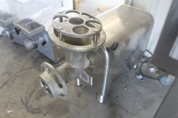 Hobart 4822 Stainless Steel Commercial Countertop Meat Grinder. 208-240 Volts, 3 Phase.  - Image 3 of 7