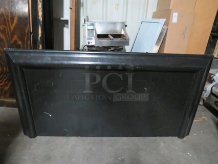 One Black Wooden Bar Table Top. 53X27X3