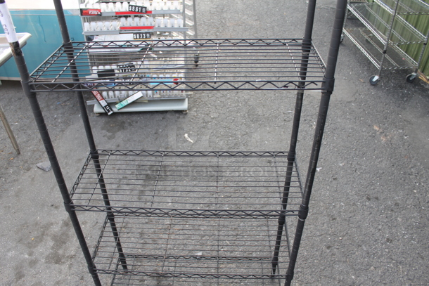 Open Utility Shelf With Metro Style Shelving on Steel Legs. BUYER MUST DISMANTLE. PCI CANNOT DISMANTLE FOR SHIPPING. PLEASE CONSIDER FREIGHT CHARGES.  - Image 5 of 5