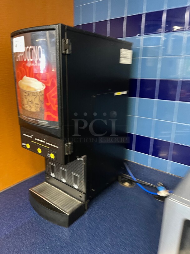 Nice! Curtis Commercial Cappuccino Machine w/ (1) 33 lb Hopper & (3) Dispenser, NSF 120v Tested and Working!  - Image 4 of 10