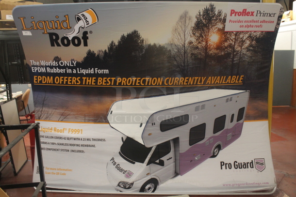 Liquid Roof Pro Guard Sign. - Image 1 of 3