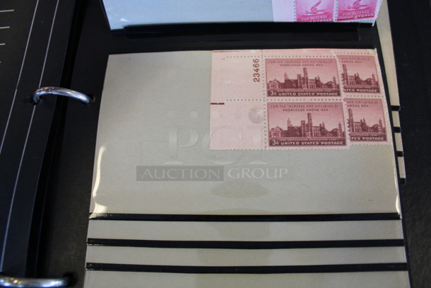 ALL ONE MONEY! Lot of Various Postcards and Stamps Including 3 Cent Smithsonian Institution Stamp, Thomas Jefferson Stamp, and Francis Scott Key Stamps - Image 9 of 10