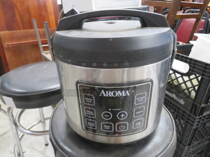 One WORKING Aroma 20 Cup Rice Cooker.  Model# ARC-150SB. 120 Volt. 