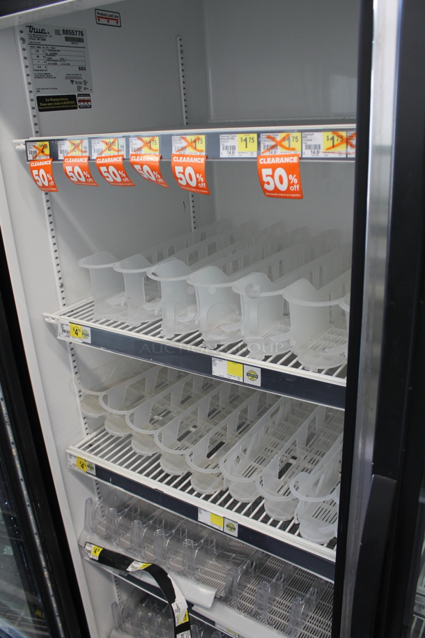 2016 True GDM-72-HC-TSL01 Metal Commercial 3 Door Reach In Cooler Merchandiser w/ Poly Coated Racks. 115 Volts, 1 Phase. Tested and Powers On But Does Not Get Cold - Image 2 of 6