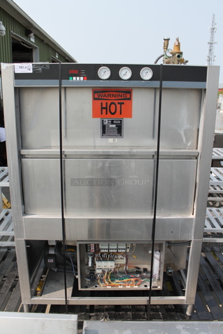 DSI SD-20-ELEL Stainless Steel Commercial Floor Style Pot and Pan Washer. 480 Volts, 3 Phase.