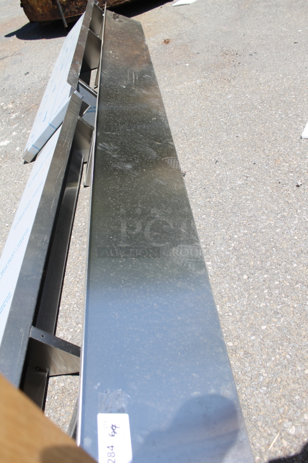 Stainless Steel Wall Mount Shelf - Image 2 of 4
