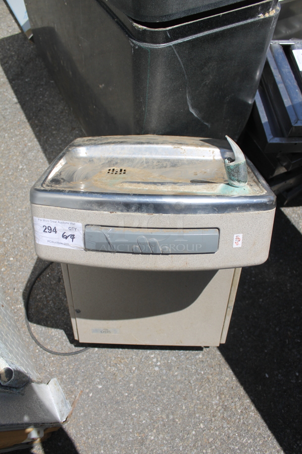 Metal Wall Mount Water Fountain.