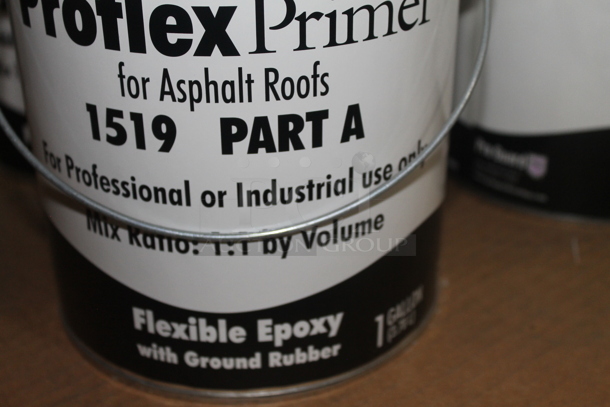 ALL ONE MONEY! PALLET LOT Including Metal Tins of Proflex Primer for Asphalt Roofs. BUYER MUST REMOVE. - Image 3 of 3