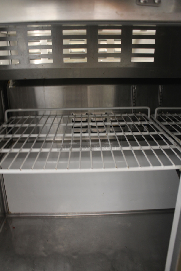 Avantco 178APT48 Stainless Steel Commercial Sandwich Salad Prep Table Bain Marie Mega Top. 115 Volts, 1 Phase. Tested and Working! - Image 6 of 7