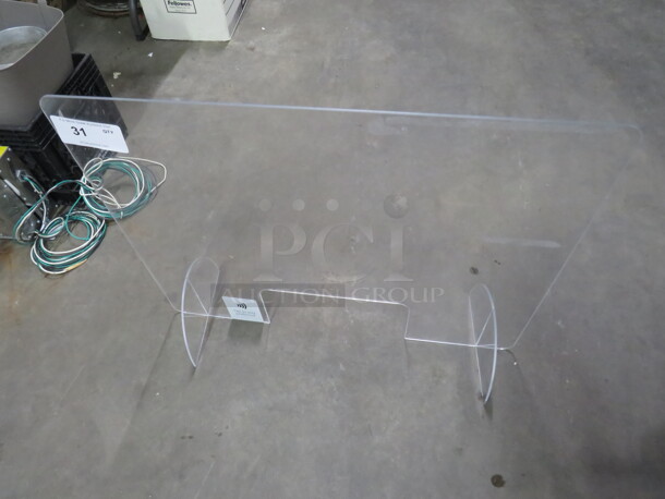 One Plexiglass Barrier. 30X24 - Image 1 of 1