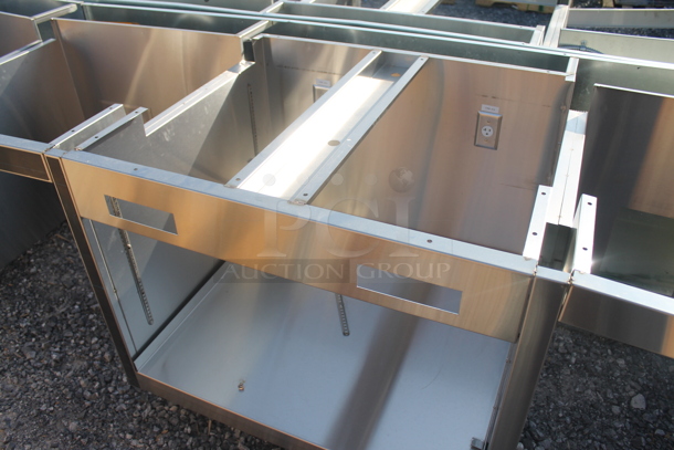 BRAND NEW! Stainless Steel Counter Frame w/ Under Shelf. - Image 3 of 4