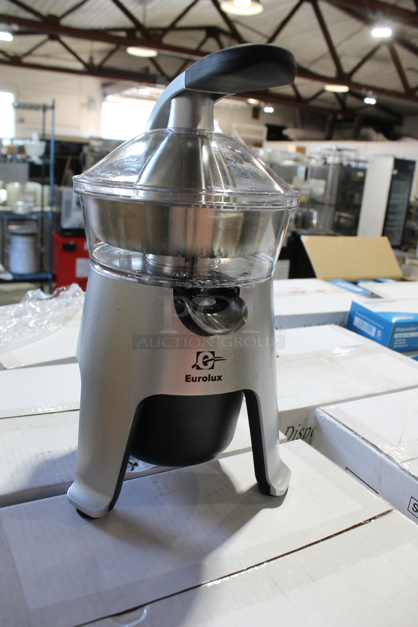 3 BRAND NEW IN BOX! Eurolux ELCJ-1800S Stainless Steel Countertop Citrus Juicer. 3 Times Your Bid! - Image 7 of 7