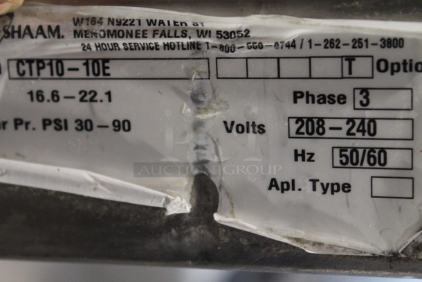 2016 Alto Shaam CTP10-10E Stainless Steel Commercial Electric Powered Combitherm Convection Oven on Stainless Steel Equipment Stand. 208-240 Volts, 3 Phase. - Image 7 of 12