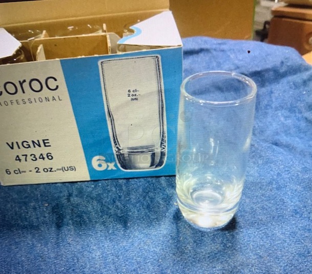 NEW Arcoroc 2oz Shot Glass. 6XBID - Image 1 of 1