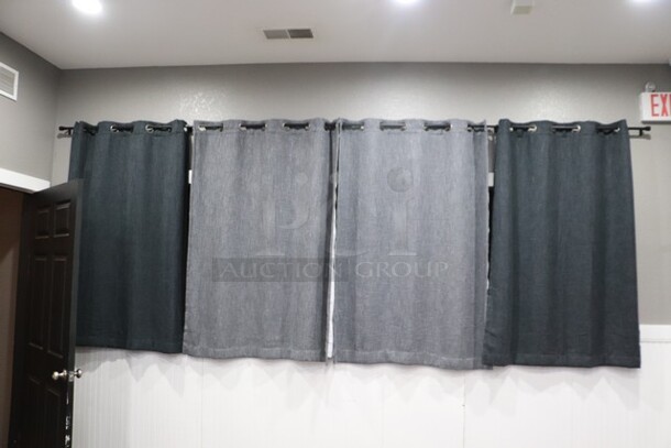 Curtains and Curtains Rod - Image 1 of 1