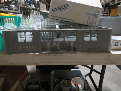 One Gray Dish Rack.