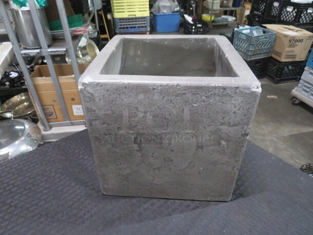 One 10X10X10 Heavy Planter. - Image 1 of 2