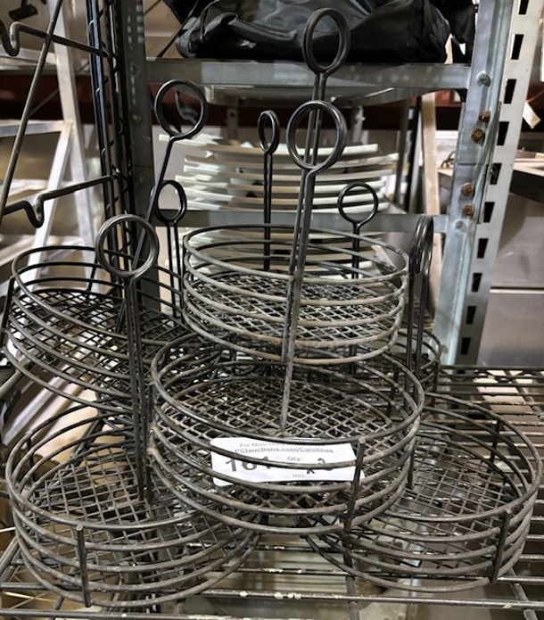 Black Metal Condiment & Table # Holders, 8 x Bid - Image 2 of 2