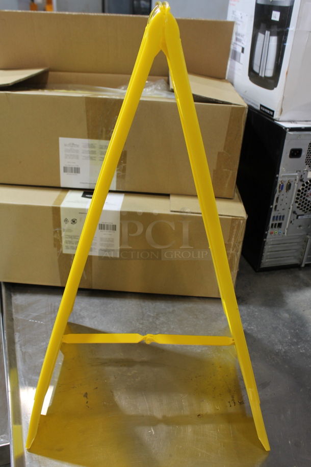 2 Boxes of 6 BRAND NEW! Yellow Closed Signs. 2 Times Your Bid! - Image 4 of 4
