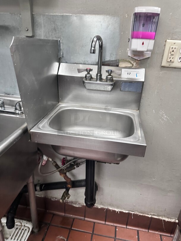 Clean! Commercial Stainless Steel and Sink NSF Buyer Must Remove! - Image 2 of 4