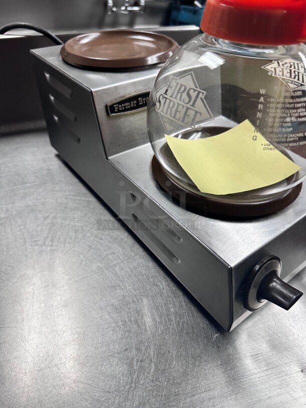 Working! Farmer Brothers Double Commercial Coffee Warming Heater 115 Volt NSF Tested and Working! - Image 3 of 6