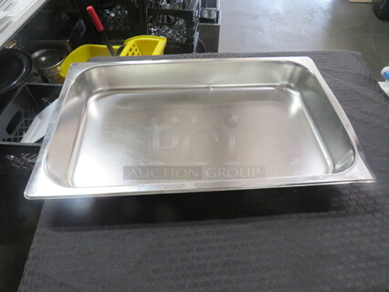 One Full Size 2.5 Inch Deep Hotel Pan. 