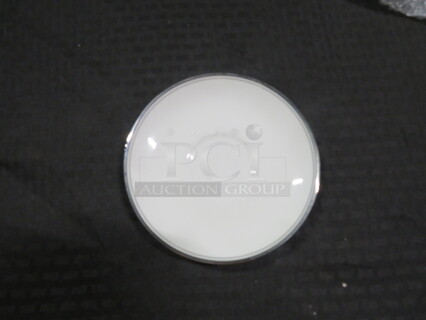 6.5 Inch Silver Rim Saucer. 10XBID