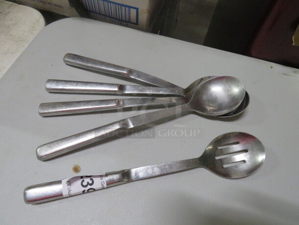 Assorted Stainless Steel Spoons. 5XBID