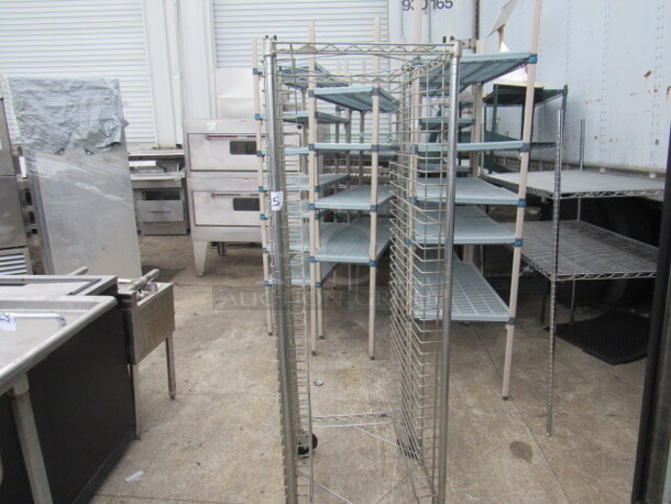 One Metro Speed Rack On Casters. 24X27X68 - Image 2 of 2