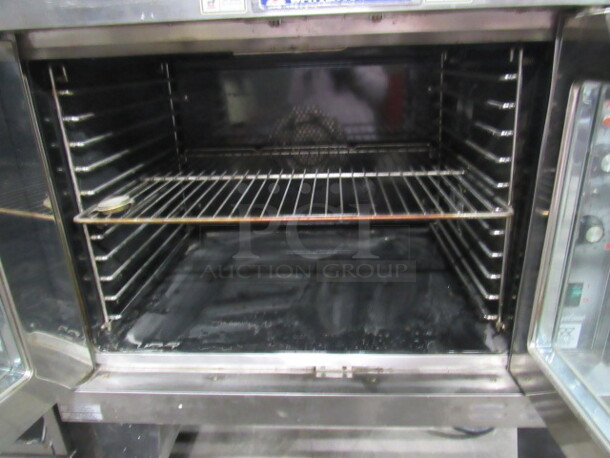 One Bakers Pride Electric Convection Oven, With 2 Racks. 208 Volt. 1 or 3 Phase. Model# 4548COER21. 38X38X55.5 - Image 3 of 4