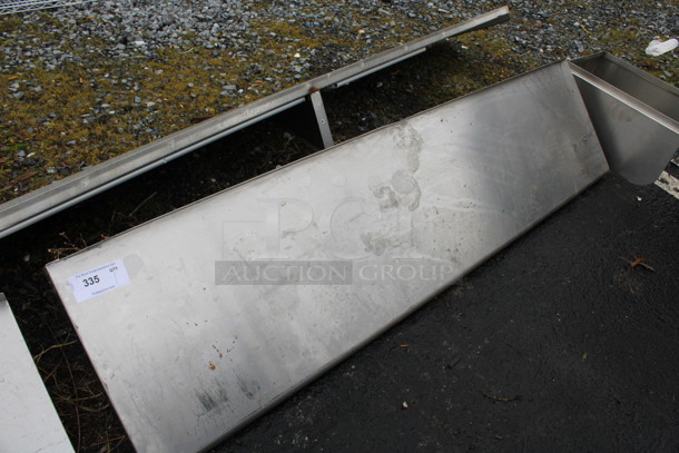 Stainless Steel Shelf. 72x18x17