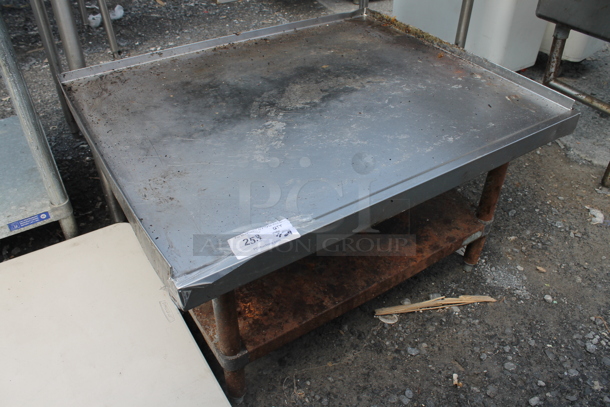Stainless Steel Commercial Equipment Stand w/ Metal Under Shelf. - Image 1 of 4