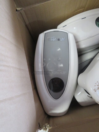 One Lot of 25 Refresh Soap Dispensers.
