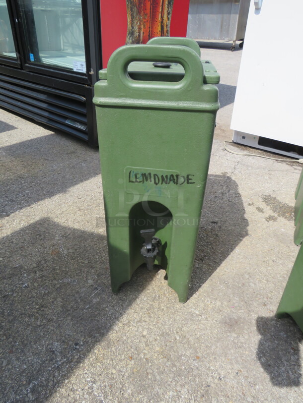 One Cambro Portable Drink Dispenser. #500LCD. - Image 1 of 1